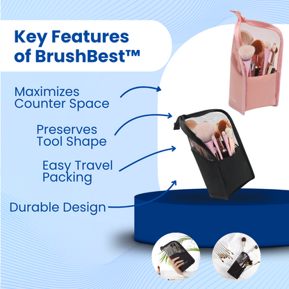 BrushBest Keeper™ Makeup Organizer