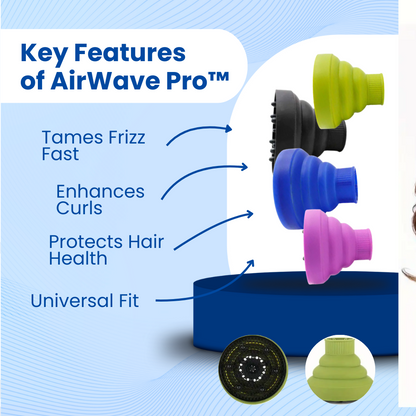 AirWave Pro™ Hair Dryer Diffuser