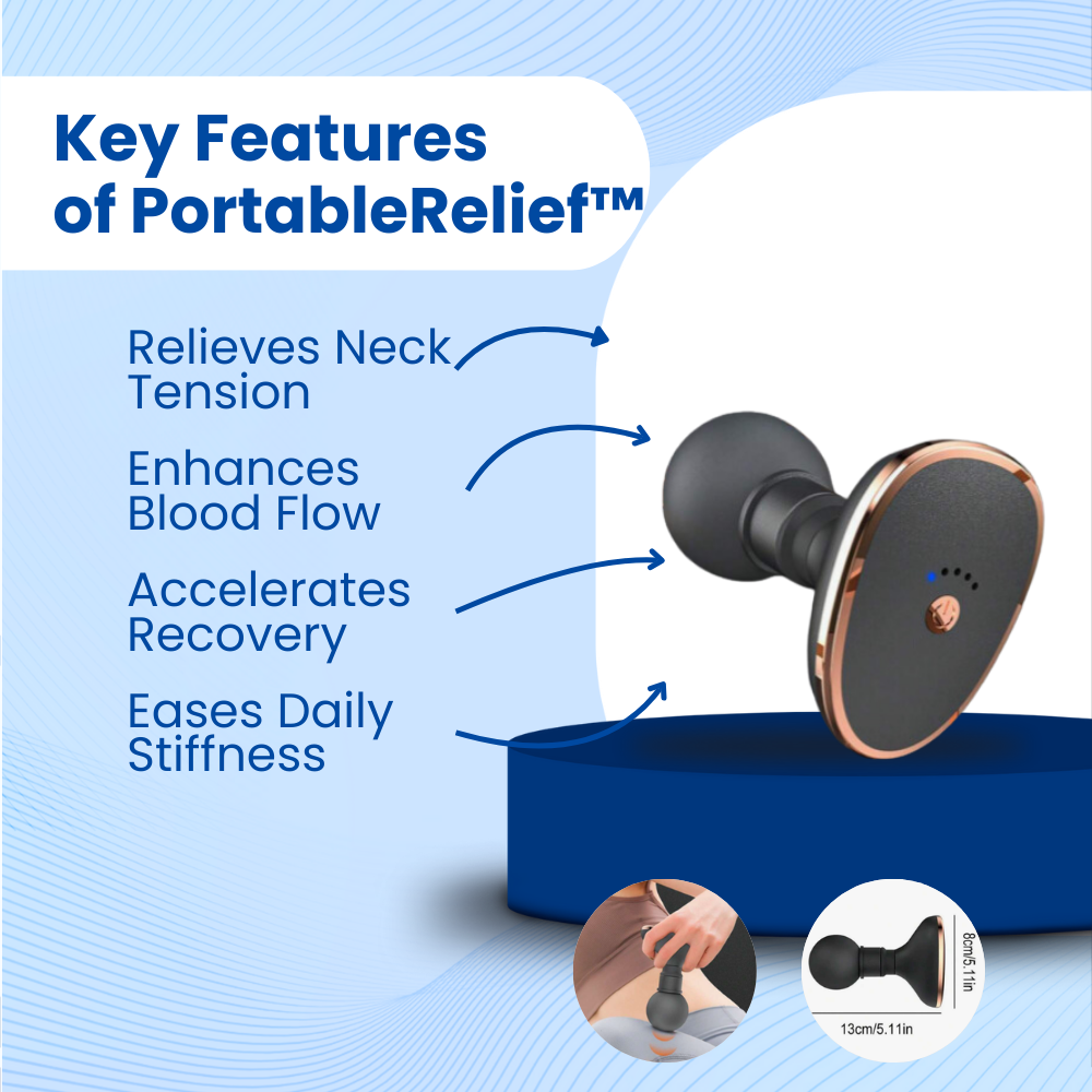 PortableRelief™ Mini Massager Gun