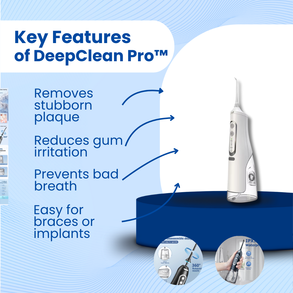 DeepClean Pro™ Cordless Flosser