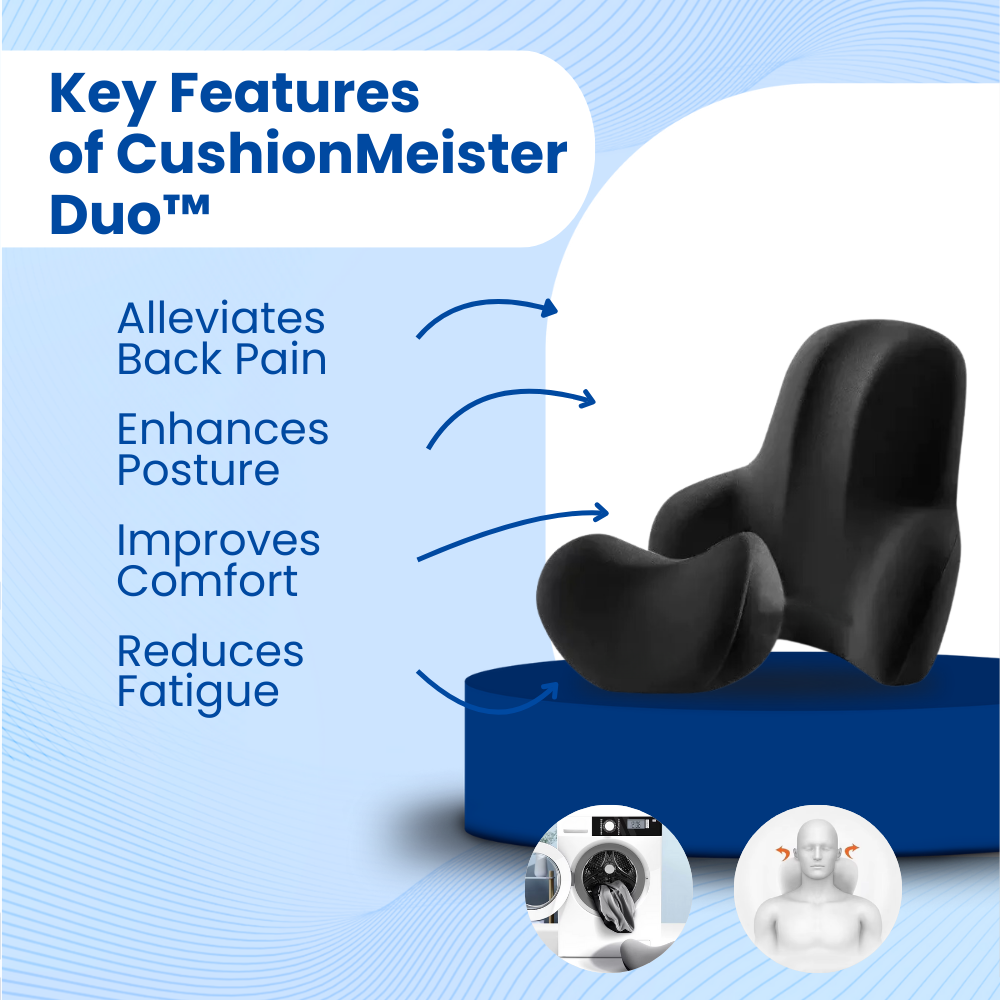 CushionMeister Duo™ Memory Cushion