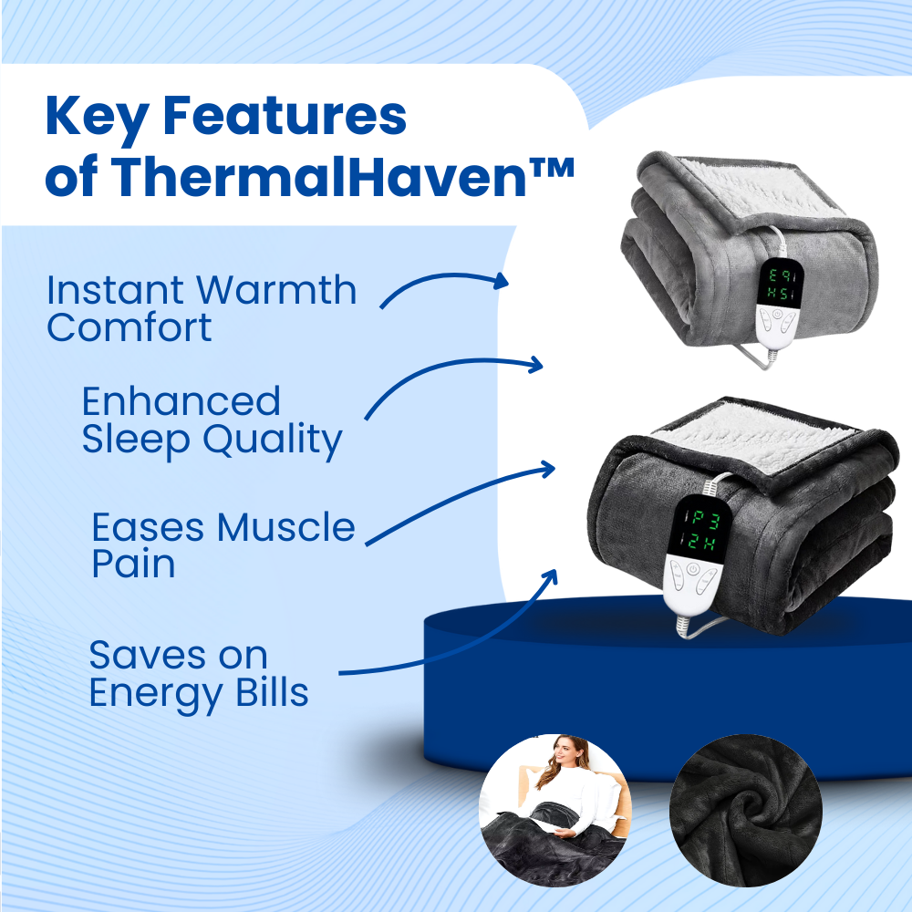 ThermalHaven Blanket™ Heated Electric Blanket